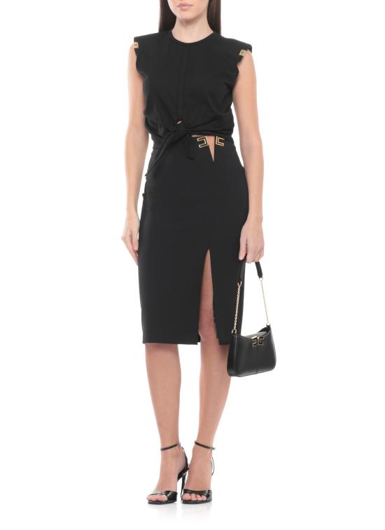 26SS 엘리자베타프랜치 스웨터 MA01161E2 110 Black - ELISABETTA FRANCHI