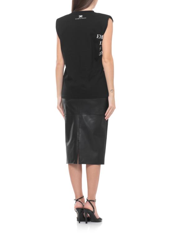 26SS 엘리자베타프랜치 스웨터 MA70P61E2 110 Black - ELISABETTA FRANCHI