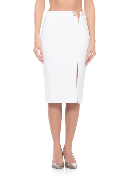 26SS 엘리자베타프랜치 미디 스커트 GO14761E2 360 Ivory - ELISABETTA FRANCHI