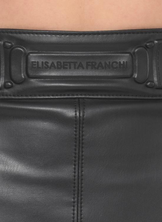 26SS 엘리자베타프랜치 미디 스커트 GO16361E2 110 Black - ELISABETTA FRANCHI