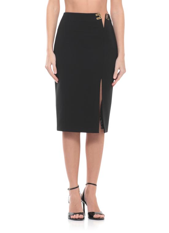 26SS 엘리자베타프랜치 미디 스커트 GO14761E2 110 Black - ELISABETTA FRANCHI