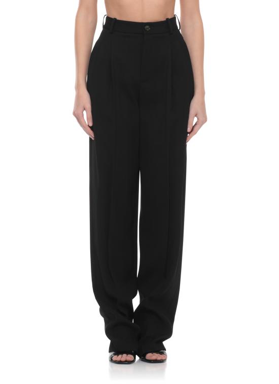 26SS 엘리자베타프랜치 스트레이트 팬츠 PA17661E2 110 Black - ELISABETTA FRANCHI