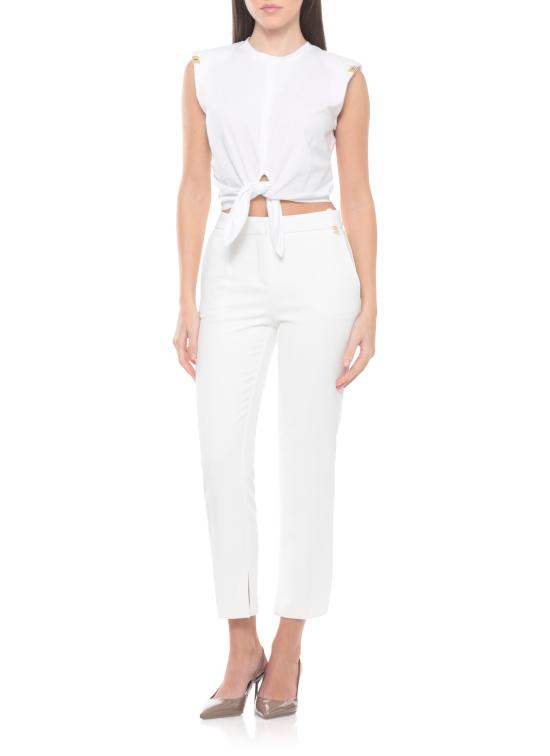 26SS 엘리자베타프랜치 스트레이트 팬츠 PA16661E2 360 Ivory - ELISABETTA FRANCHI