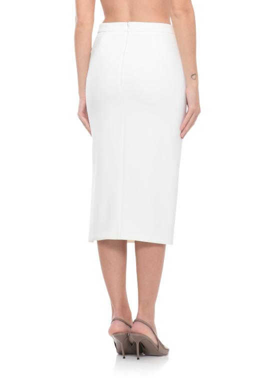 26SS 엘리자베타프랜치 미디 스커트 GO16861E2 360 Ivory - ELISABETTA FRANCHI