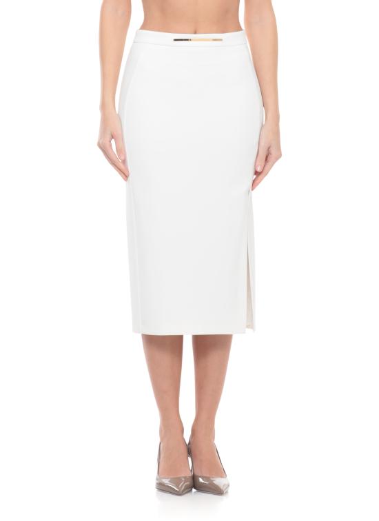 26SS 엘리자베타프랜치 미디 스커트 GO16861E2 360 Ivory - ELISABETTA FRANCHI