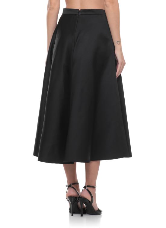 26SS 엘리자베타프랜치 미디 스커트 GO15661E2 110 Black - ELISABETTA FRANCHI