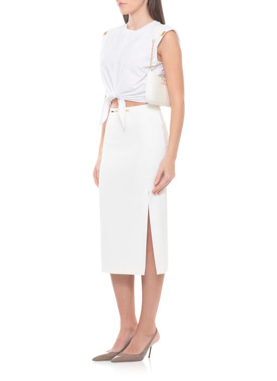 26SS 엘리자베타프랜치 스웨터 MA01161E2 270 White - ELISABETTA FRANCHI