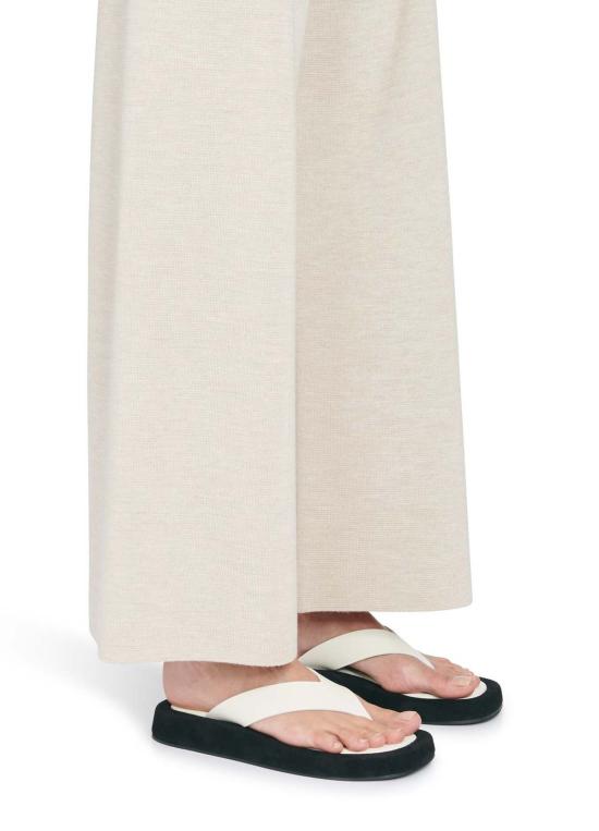  리타 샌들 로우 가죽 플립플롭 - RITA