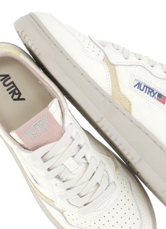 26SS 오트리 메달리스트 로우 스니커즈 AULW NE14LEM SILK Ivory - AUTRY