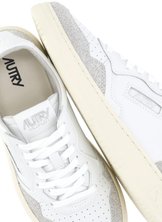 26SS 오트리 메달리스트 로우 스니커즈 AULW PK01WHT GREY White - AUTRY