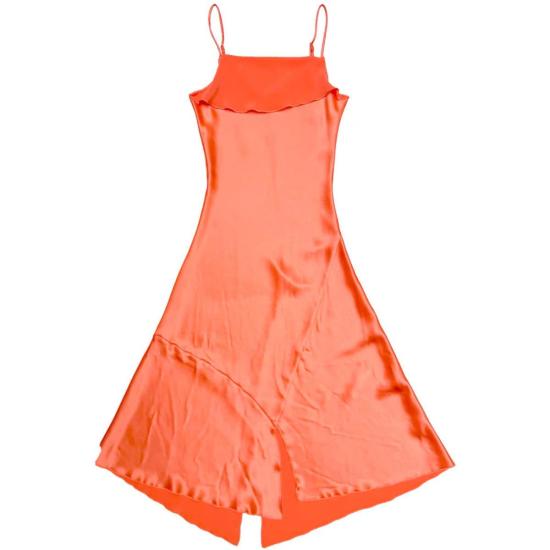  알리 골든 롱 원피스 비대칭 탱크 드레스 - ALI GOLDEN