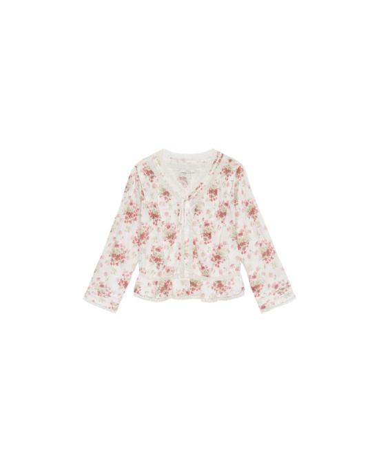  도엔 블라우스 DÔen Hillock Top 아이보리 란타나 플로럴