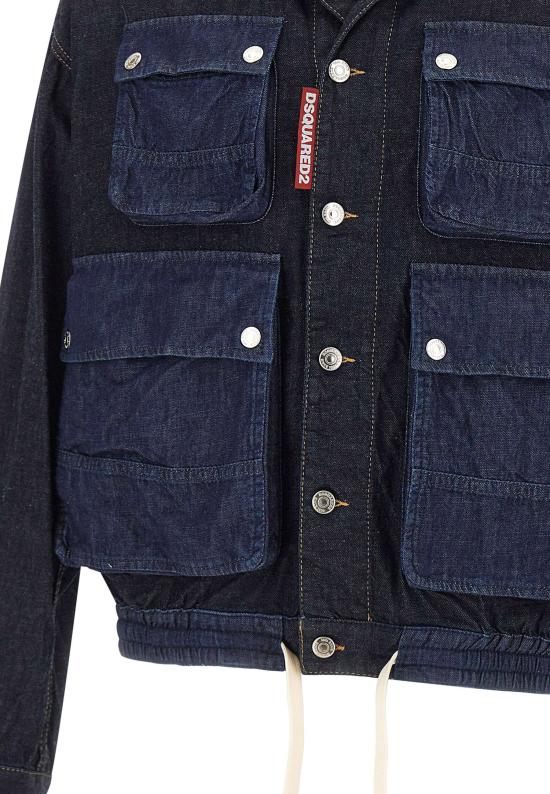 26SS 디스퀘어드2 자켓 S74AM1642 S30825 470 Blue - DSQUARED2