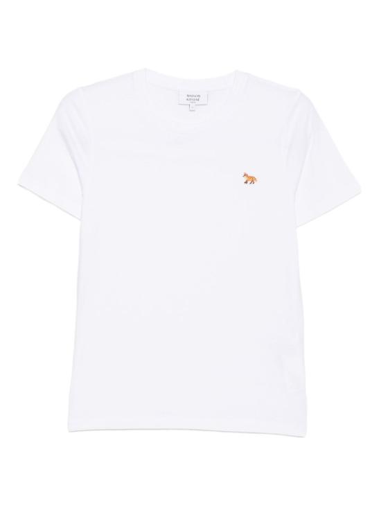 26SS 메종키츠네 베이비 폭스 레귤러 티셔츠 PW00115 KJ7026P100 Bianco