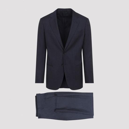  조르지오 아르마니 수트 자켓 버진 울 수트 나이트 스카이 - GIORGIO ARMANI