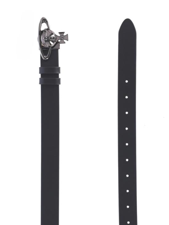 26SS 비비안웨스트우드 레귤러 벨트 8201008CU L00CH N401 Black - VIVIENNE WESTWOOD