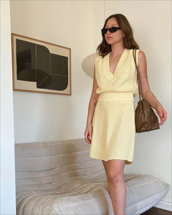  로데브예 숏 스커트 로데비에르 니트 - RODEBJER