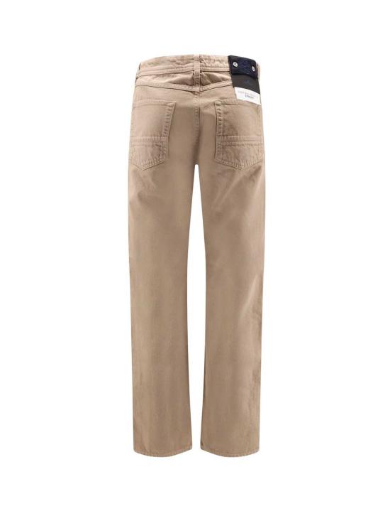  스톤 아일랜드 데님 팬츠 , 뒷면에 로고 패치, 데저트 컬러 - STONE ISLAND