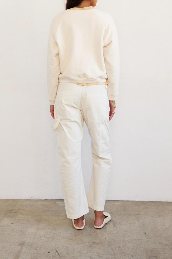  제이미 할러 스웨터 데일리 스웨트셔츠 에크루 - JAMIE HALLER