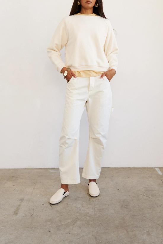  제이미 할러 스웨터 데일리 스웨트셔츠 에크루 - JAMIE HALLER