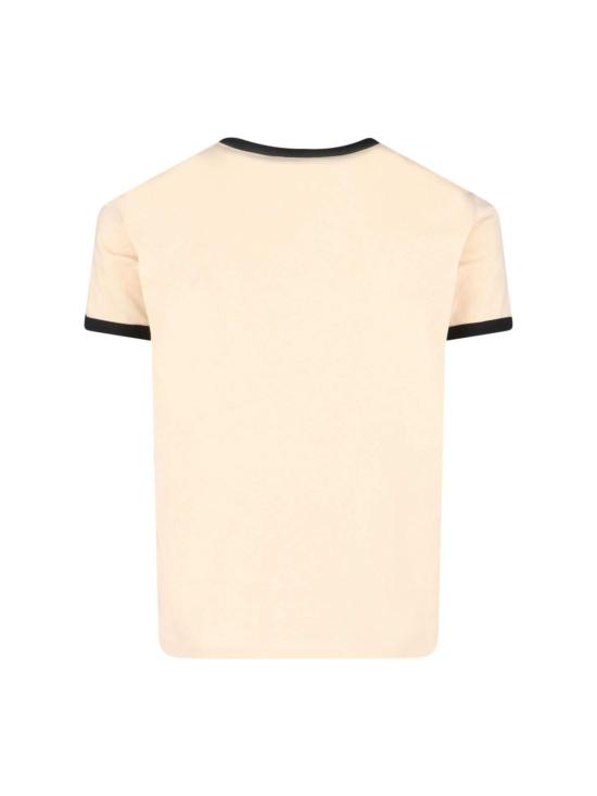  발렌티노 가라바니 반팔 티셔츠 발렌티노 팬서 티셔츠 크림 - VALENTINO GARAVANI