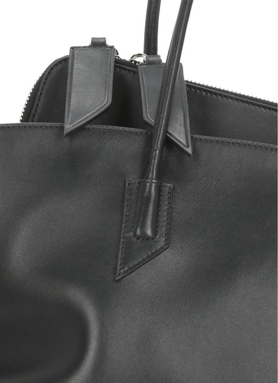 26SS 디 아티코 라 파세지아타 미디엄 탑 핸들 백 250WAH00054 LBT019AA100 Black - THE ATTICO