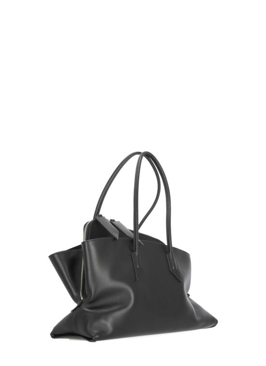 26SS 디 아티코 라 파세지아타 미디엄 탑 핸들 백 250WAH00054 LBT019AA100 Black - THE ATTICO