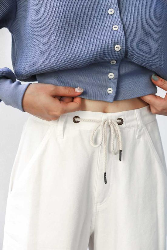  노블 가디건 와플 세일러  페블 블루 - NOBLE