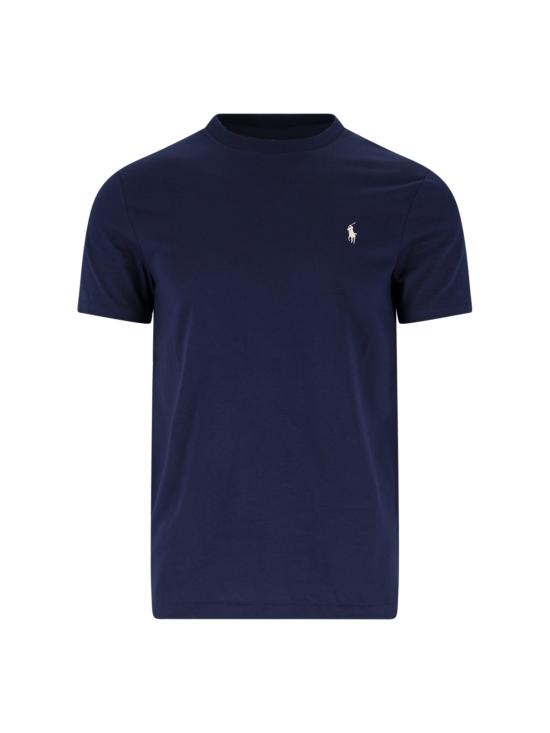 26SS 폴로 랄프로렌 포니로고 자수 반팔 티셔츠 710 671438 525 Blue