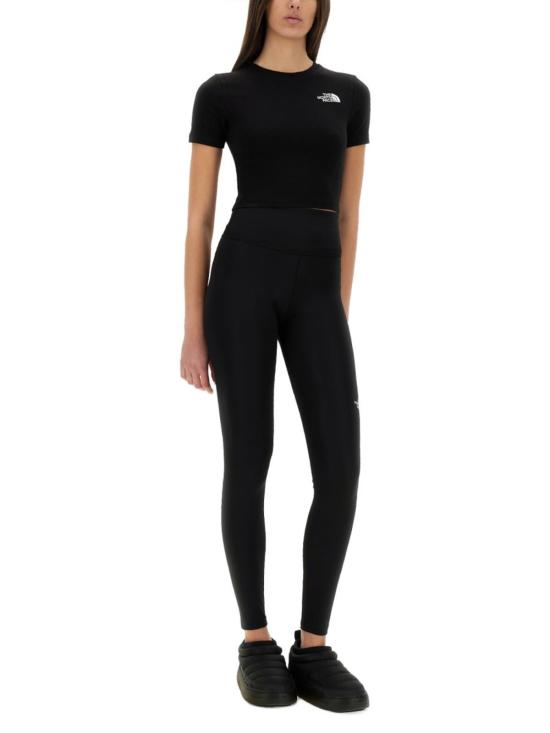  노스페이스 반팔 티셔츠 크롭 티셔츠 블랙 - NORTH FACE