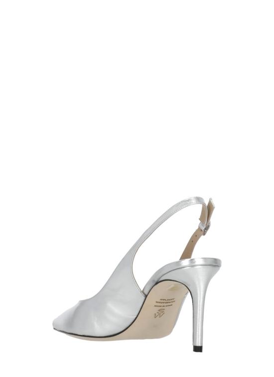 26SS 스튜어트 와이츠먼 힐/펌프스 STUART POWER SLINGBACK 75 LIQUID METALLICSILVER Silver - STUART WEITZMAN