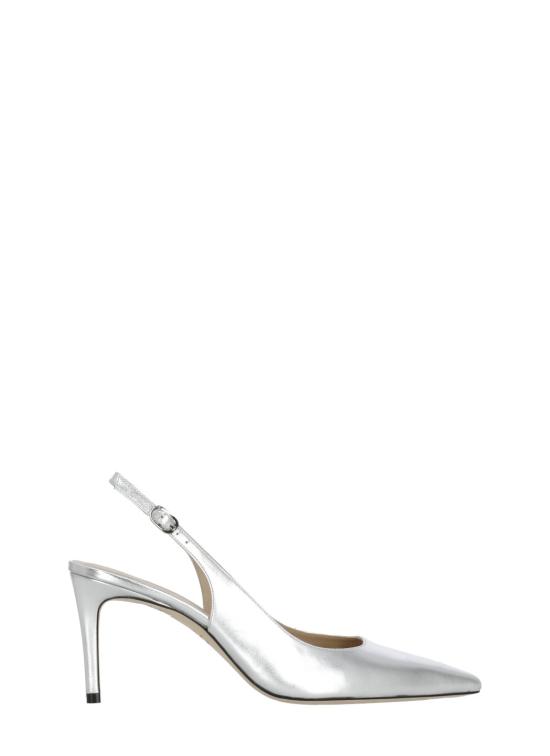26SS 스튜어트 와이츠먼 힐/펌프스 STUART POWER SLINGBACK 75 LIQUID METALLICSILVER Silver