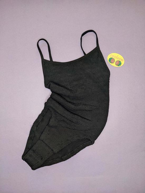  훈자 지 원피스 수영복 훈자 G 파멜라 스쿱넥 원피스 블랙 - HUNZA G