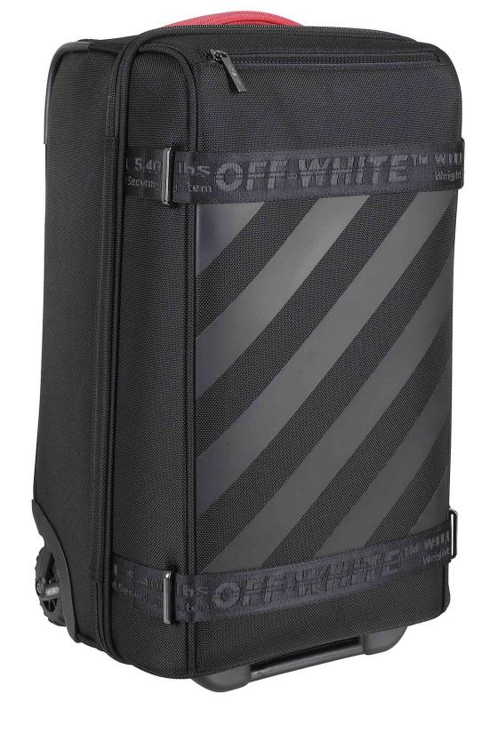  오프화이트 토트백 오프 화이트 다이아그 기내용 트롤리 캐리어 블랙 - OFF WHITE