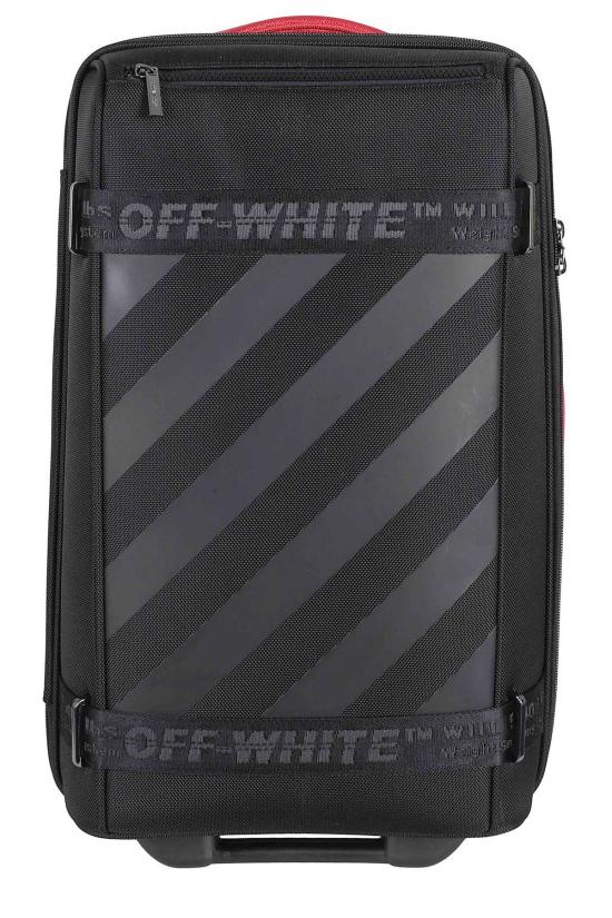  오프화이트 토트백 오프 화이트 다이아그 기내용 트롤리 캐리어 블랙