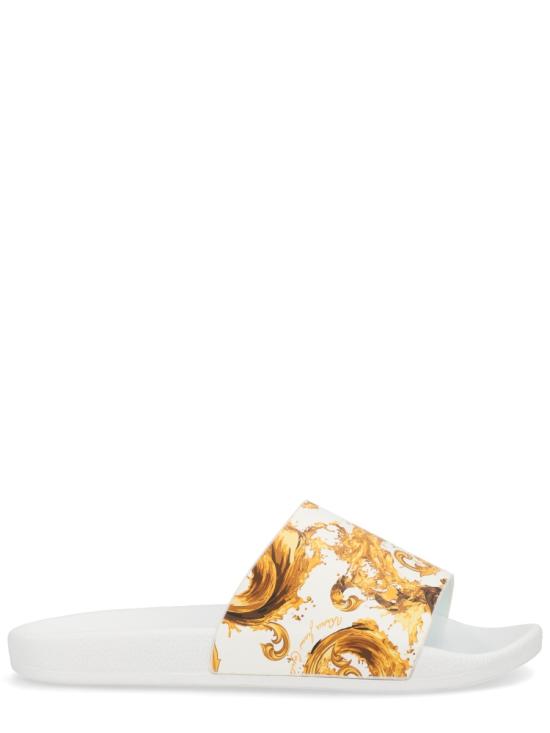 26SS 베르사체 로퍼 80YA3SQ4 ZS365G03 WHITE