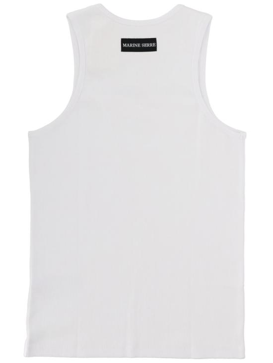 26SS 마린세르 민소매 티셔츠 MTT081A CJER0011WH10 WHITE - MARINE SERRE