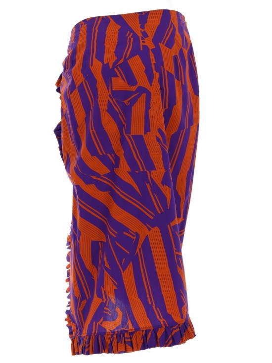 26SS 드리스 반 노튼 미디 스커트 130813 3003353 ORANGE - DRIES VAN NOTEN