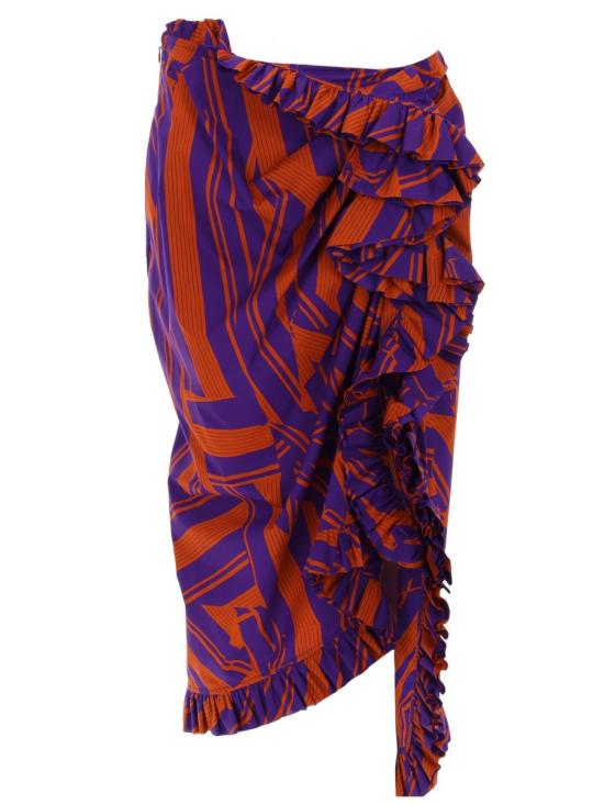 26SS 드리스 반 노튼 미디 스커트 130813 3003353 ORANGE