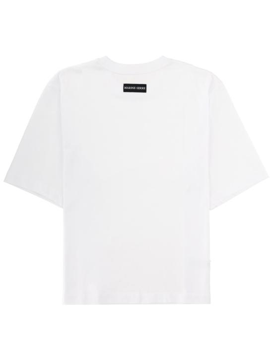 26FW 마린세르 반팔 티셔츠 MTT077A CJER0009WH10 WHITE - MARINE SERRE