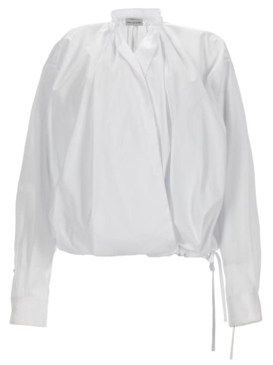 26SS 드리스 반 노튼 블라우스 010744 3314001 WHITE