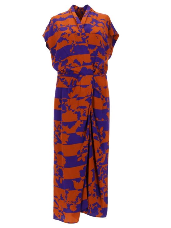 26SS 드리스 반 노튼 롱 원피스 131022 3080353 MULTICOLOUR