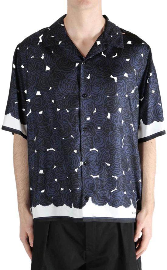 26SS 지방시 반팔 셔츠 BM616J16DN499 BLUE - GIVENCHY