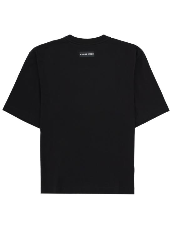 26FW 마린세르 반팔 티셔츠 MTT077A CJER0009BK99 BLACK - MARINE SERRE