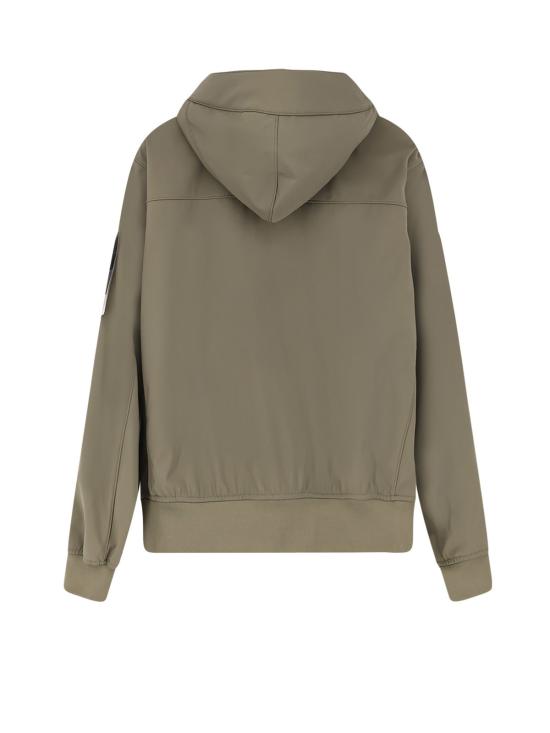  스톤 아일랜드 자켓 라이트 소프트쉘 R E.Dye 기술 재킷 밀리터리 그린 - STONE ISLAND