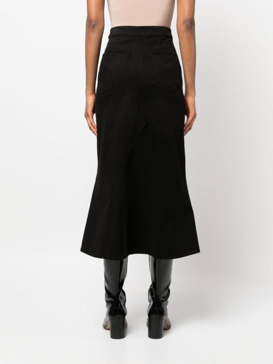  릭 오웬스 미디 스커트 RP02B6349 CF09 Black - RICK OWENS