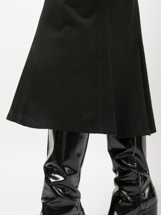  릭 오웬스 미디 스커트 RP02B6349 CF09 Black - RICK OWENS