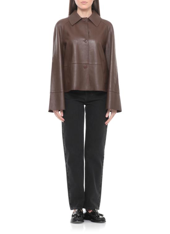 26SS 파로쉬 가죽 자켓 D431816 MACIOCK26008 Brown - PAROSH