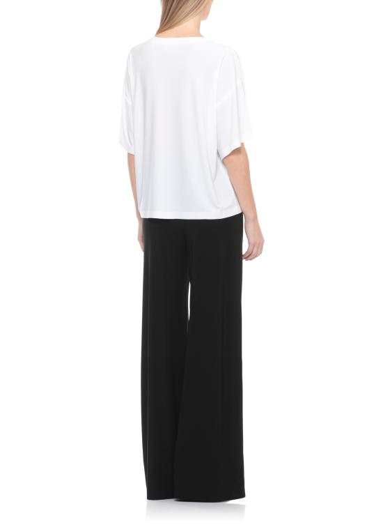 26SS 노마카말리 반팔 티셔츠 KK4256PLT05 944 White - NORMA KAMALI