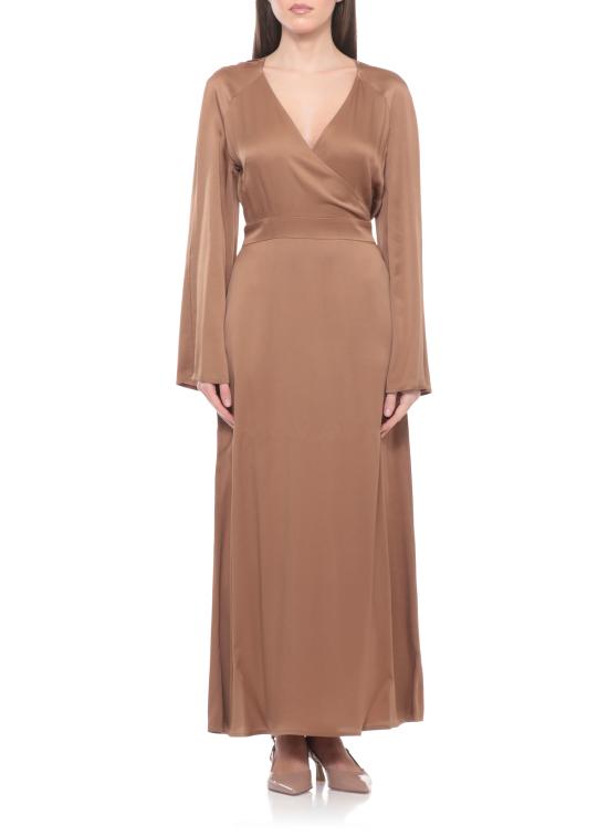 26SS 파비아나 필리피 미디 원피스 ABD266F175 L7801268 Brown - FABIANA FILIPPI